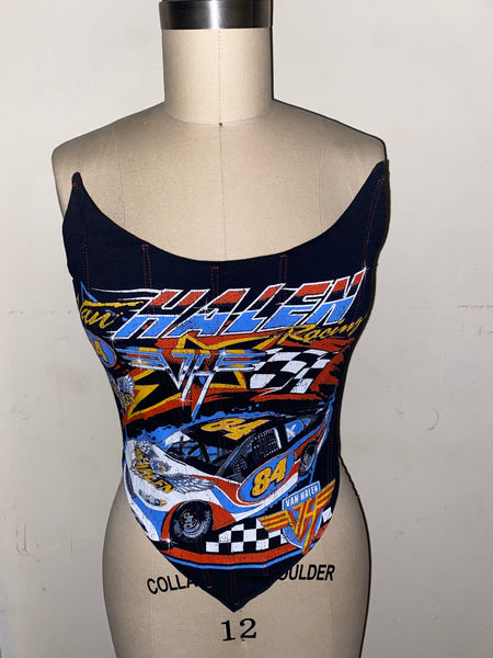 Van Halen Graphic T-Shirt Corset
