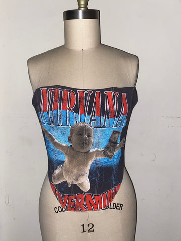 Nirvana Graphic T-Shirt Corset